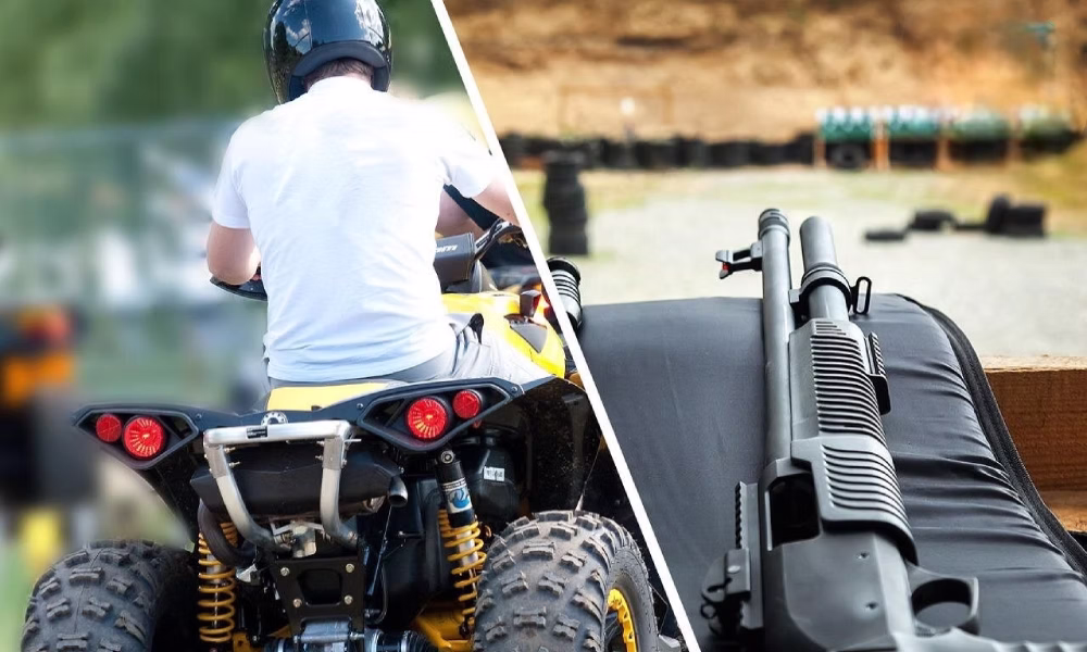 ATV quad bike and shotgun — Krakow's shooting and quads expedition
